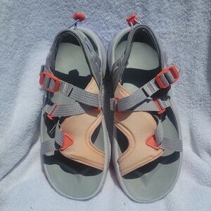 Nike Women's ONEONTA US 9 Silver Melon AND Purple Outdoor Hiking Sandals